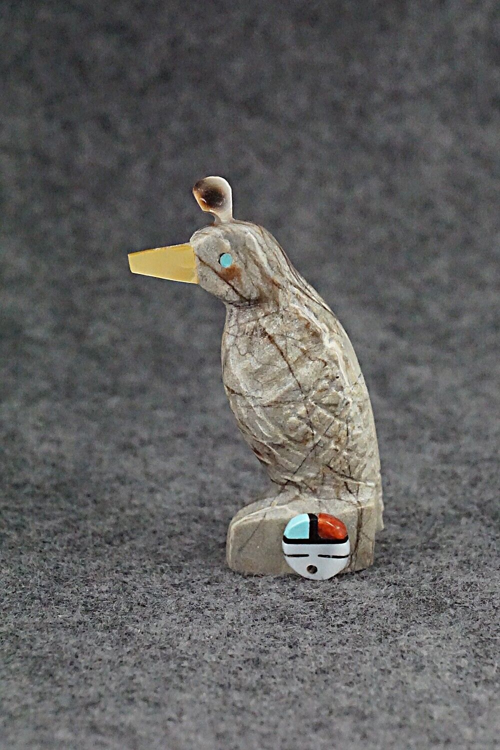 Quail Zuni Fetish Carving - Darrin Boone