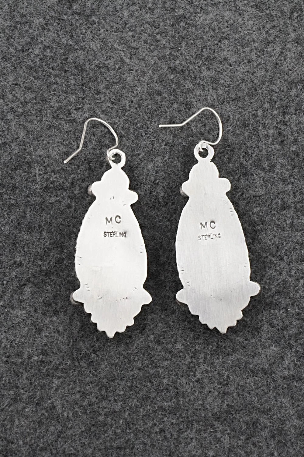 Turquoise & Sterling Silver Earrings - Michael Calladitto