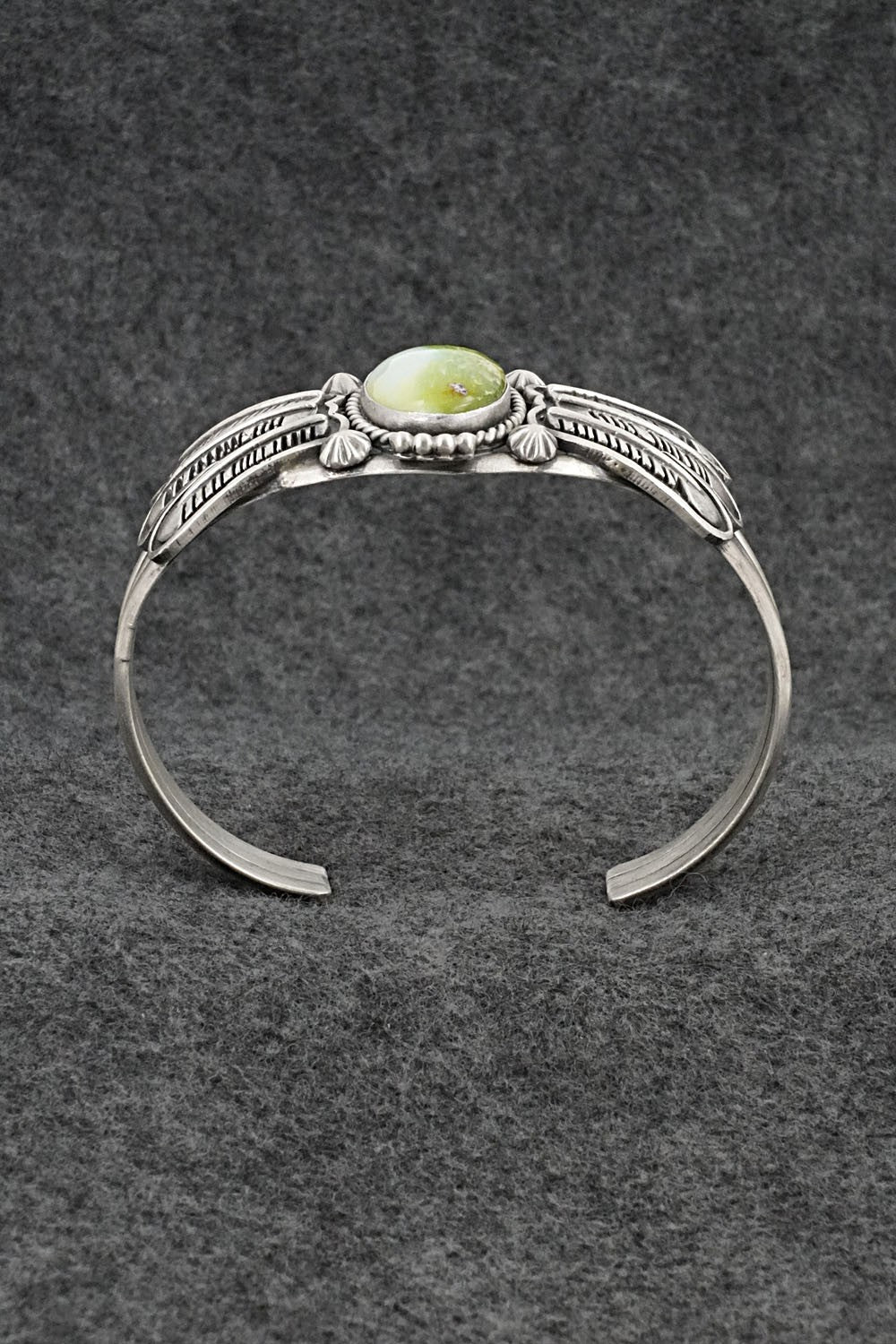 Variscite & Sterling Silver Bracelet - Daniel Benally