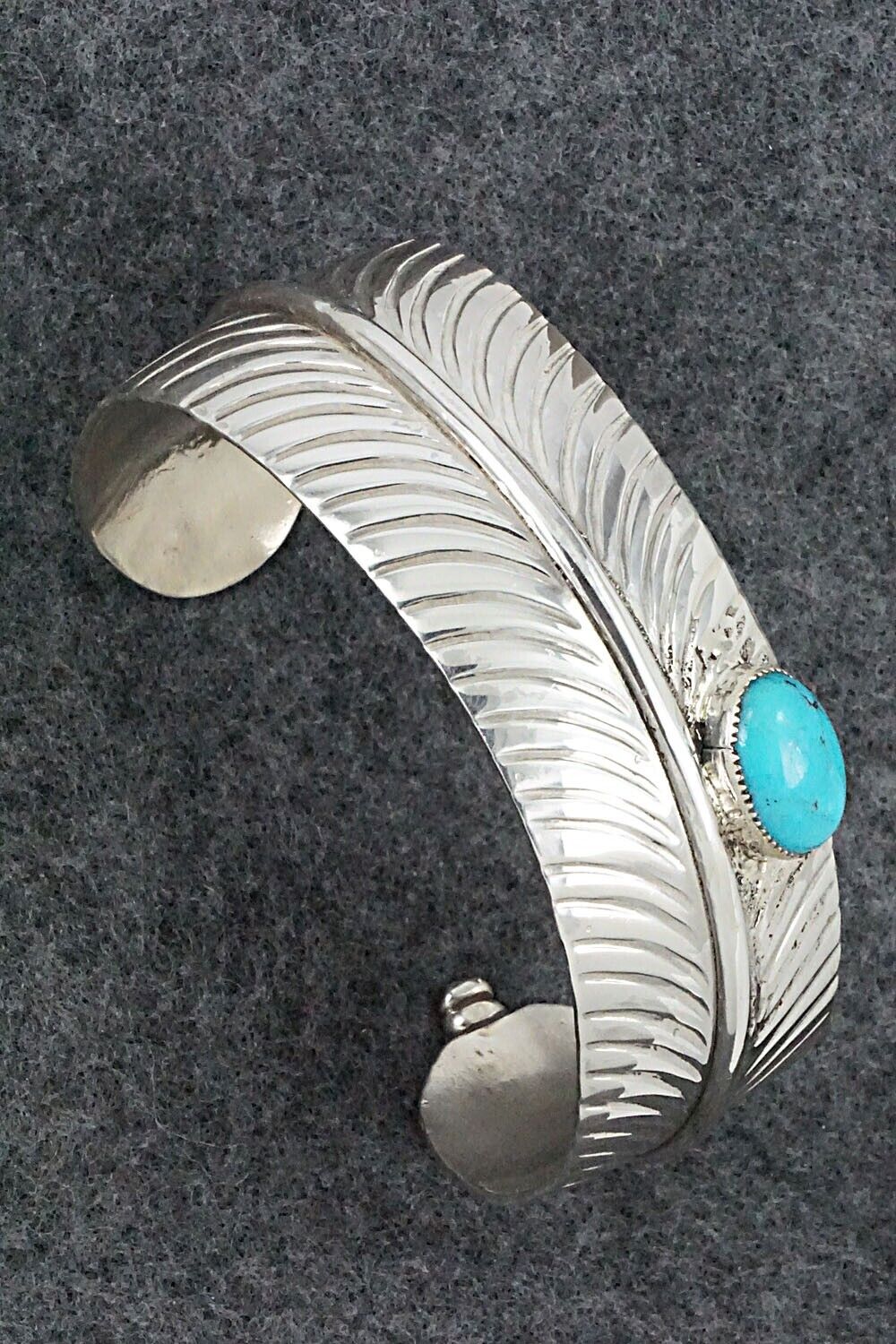 Turquoise and Sterling Silver Bracelet - Aaron Davis