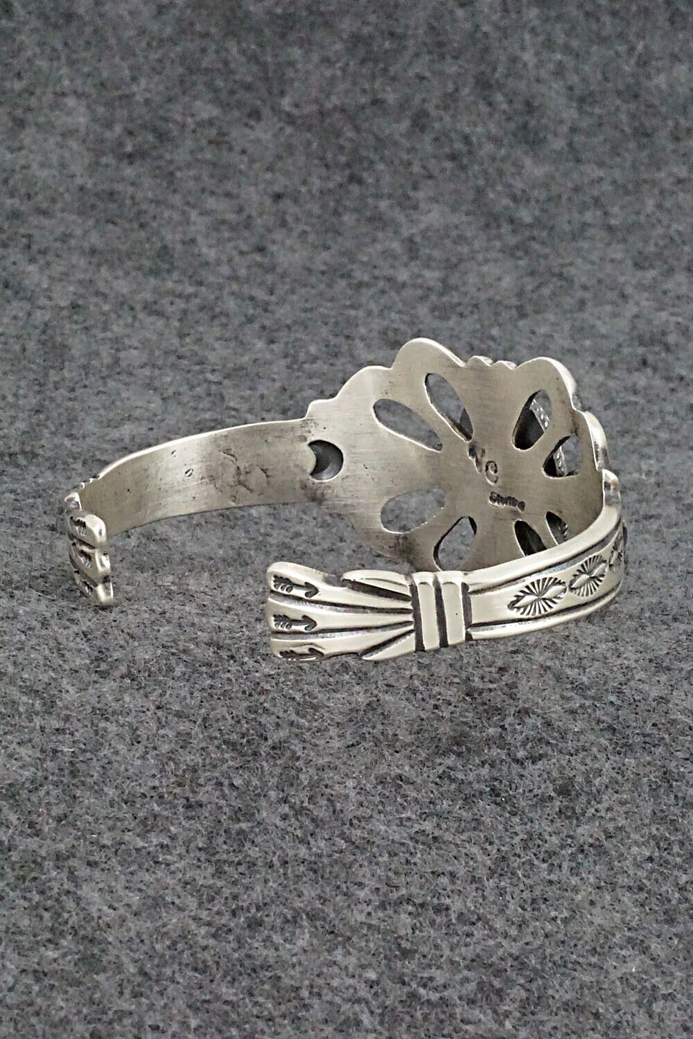 Turquoise & Sterling Silver Bracelet - Valerie Cayatineto