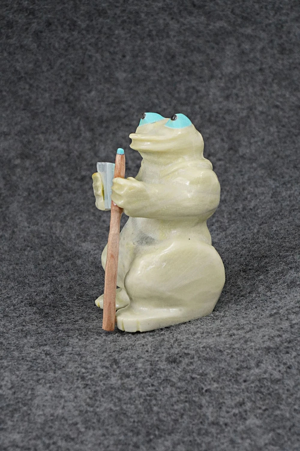 Frog Zuni Fetish Carving - Freddie Leekya