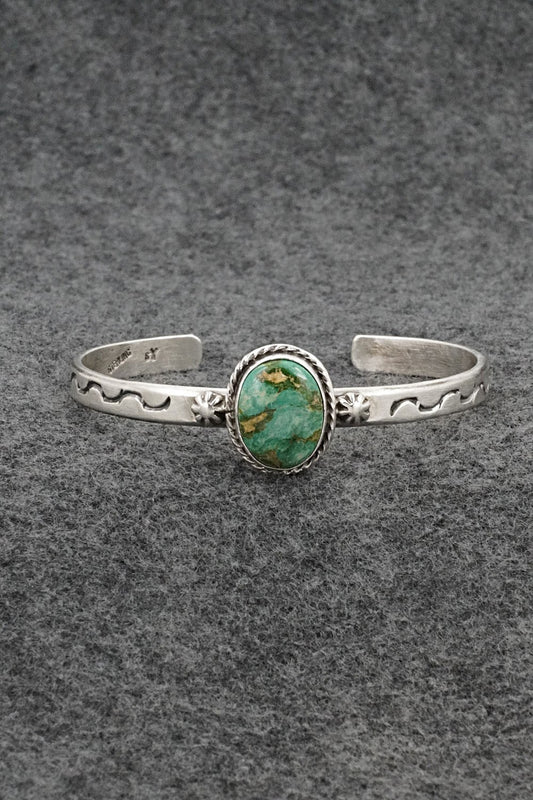 Turquoise & Sterling Silver Bracelet - Samuel Yellowhair