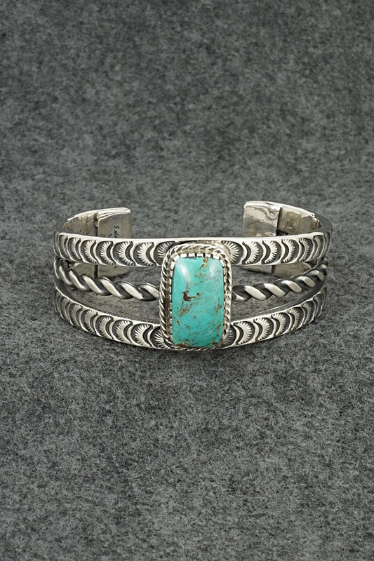 Turquoise & Sterling Silver Bracelet - Roland Dixson