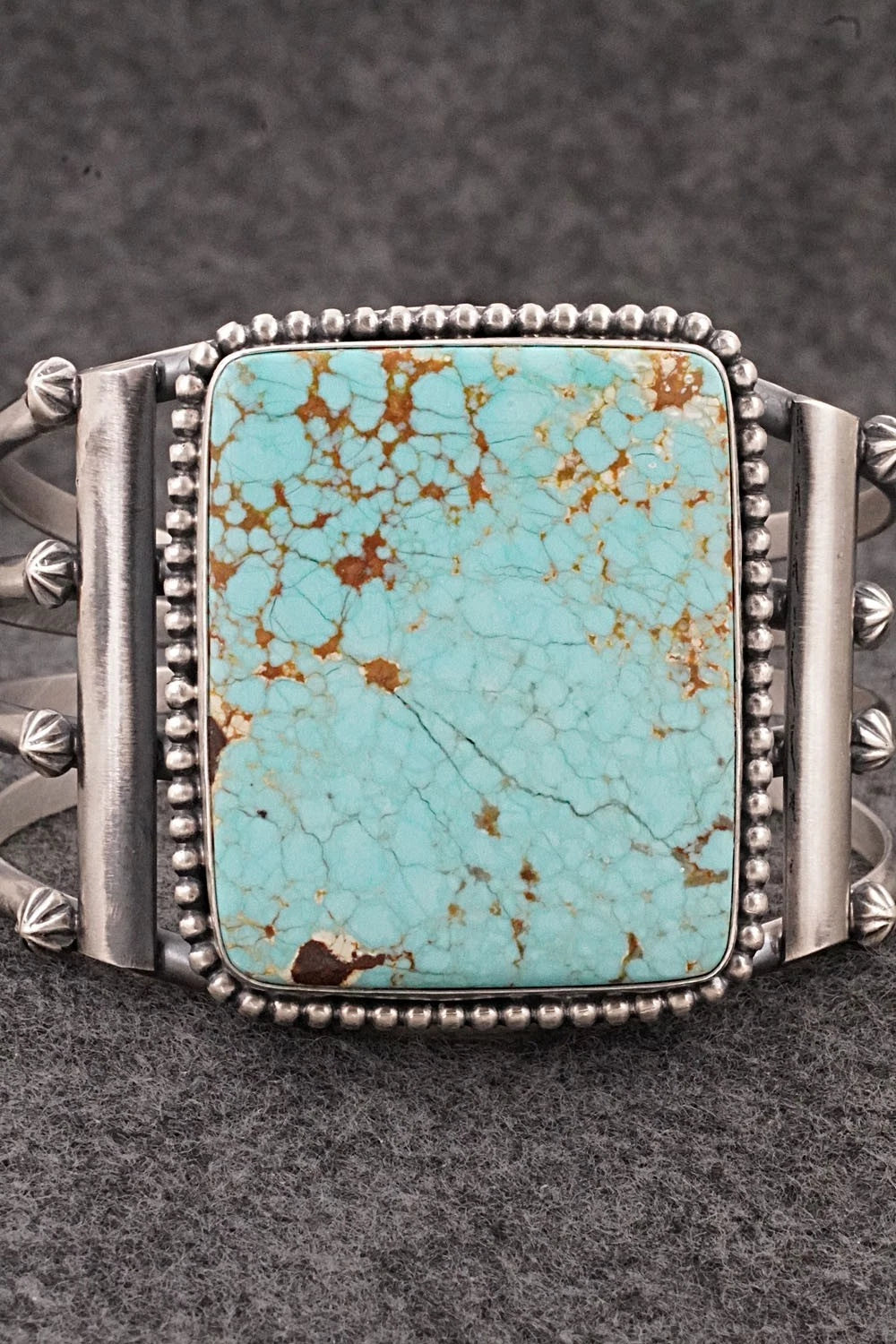 Turquoise & Sterling Silver Bracelet - Mark Yazzie