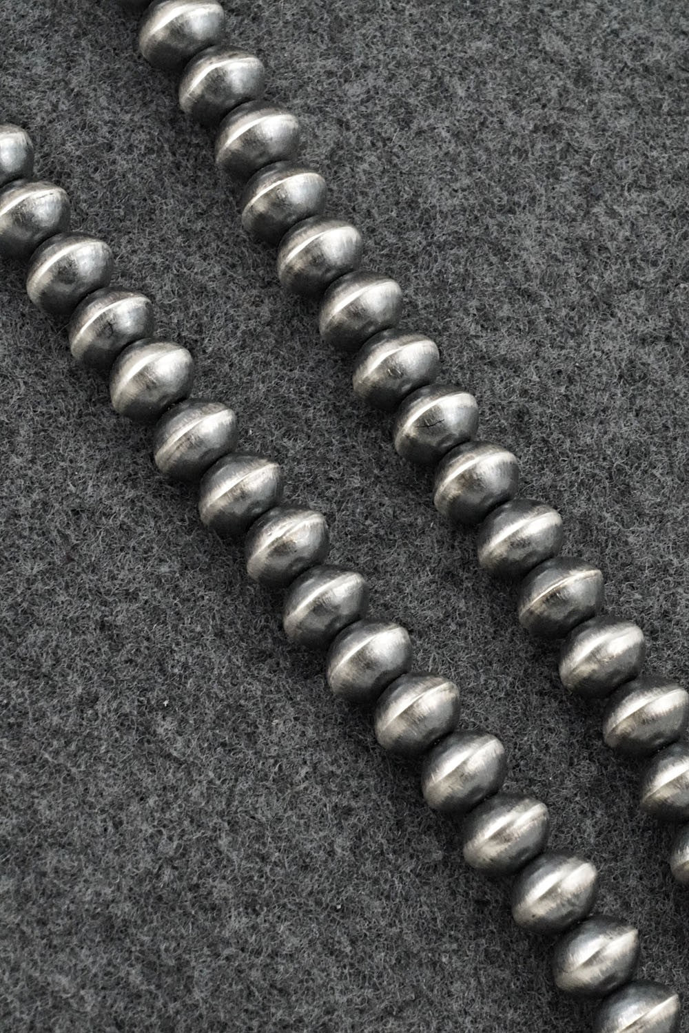 Sterling Silver Navajo Pearl Necklace 18" - Tonisha Haley