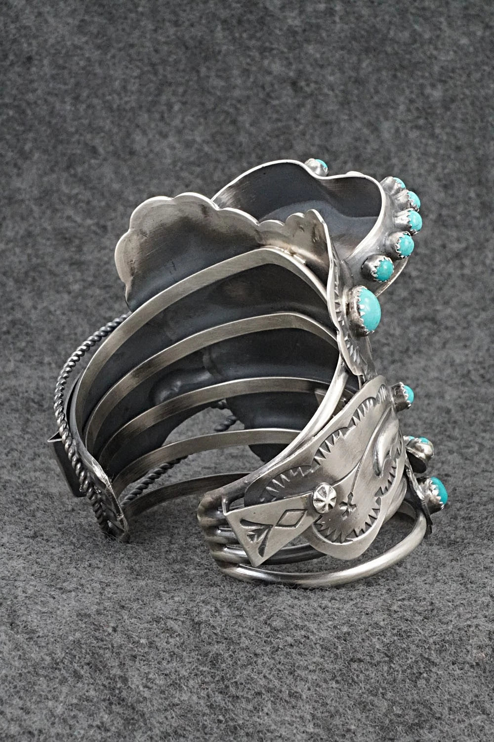 Turquoise & Sterling Silver Bracelet - Tim Yazzie