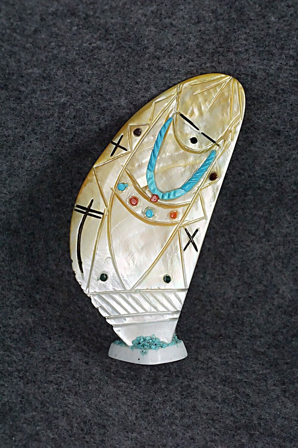 Corn Maiden Zuni Fetish Carving - Vickie Quandelacy