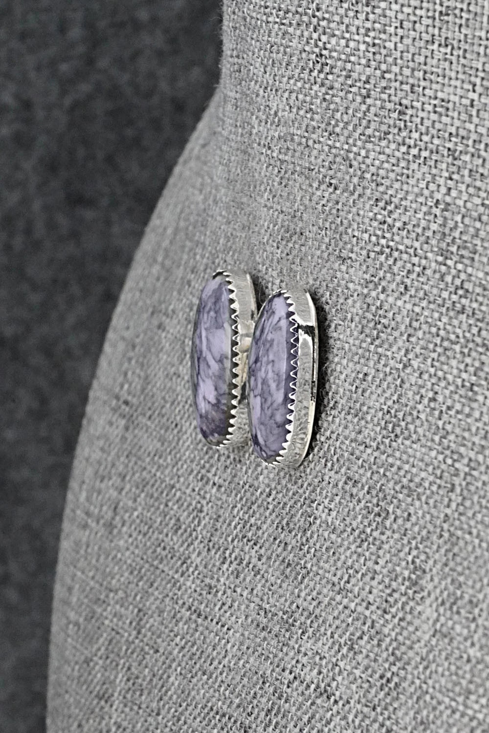 Morado & Sterling Silver Earrings - Murray Hannaweeka