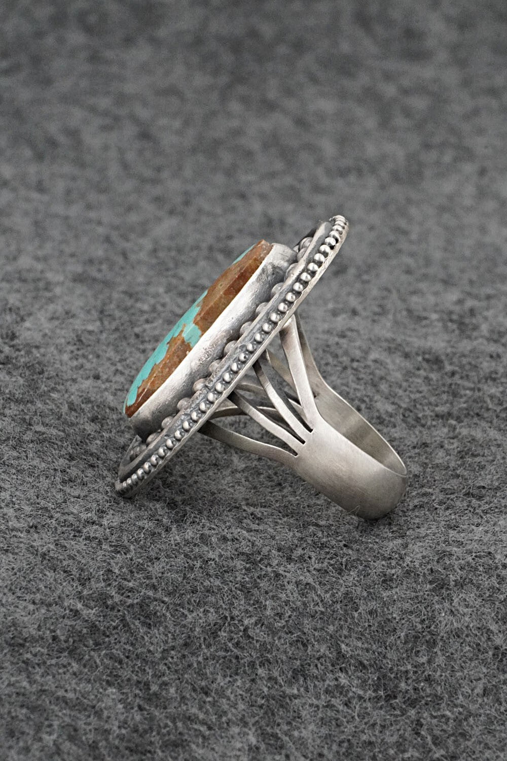 Turquoise & Sterling Silver Ring - Marita Benally - Size 9
