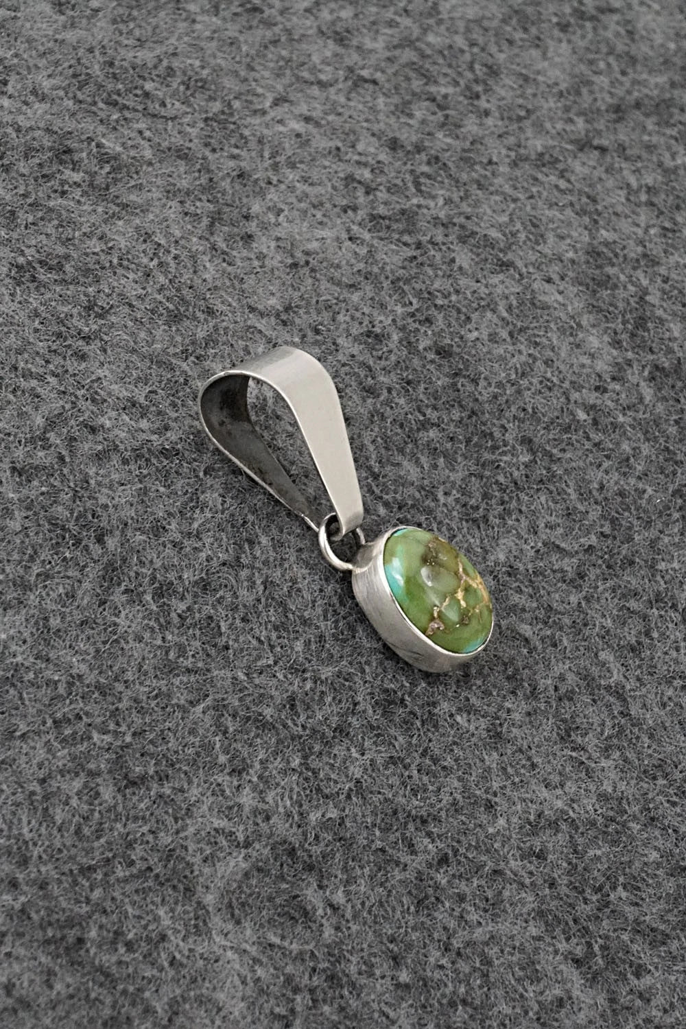 Turquoise & Sterling Silver Pendant - Rosemary Saunders