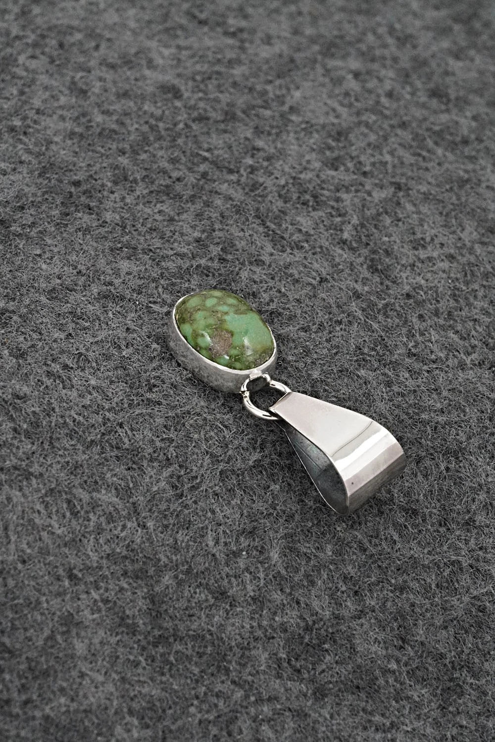 Turquoise & Sterling Silver Pendant - Rosemary Saunders