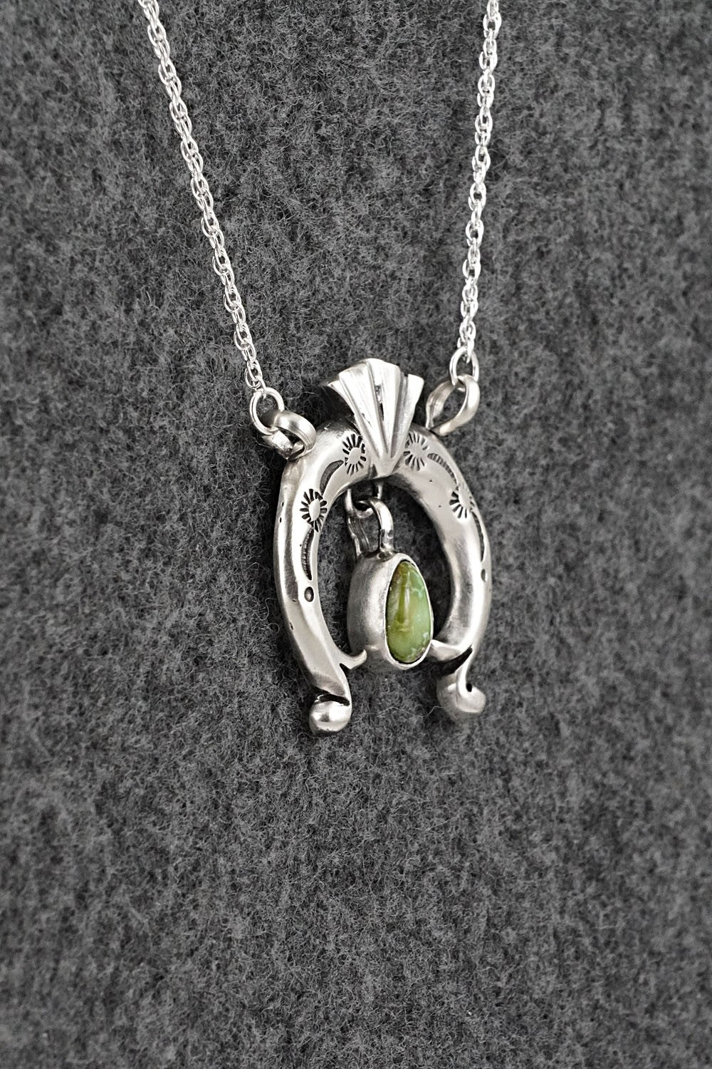 Turquoise & Sterling Silver Necklace - Gary Shorty