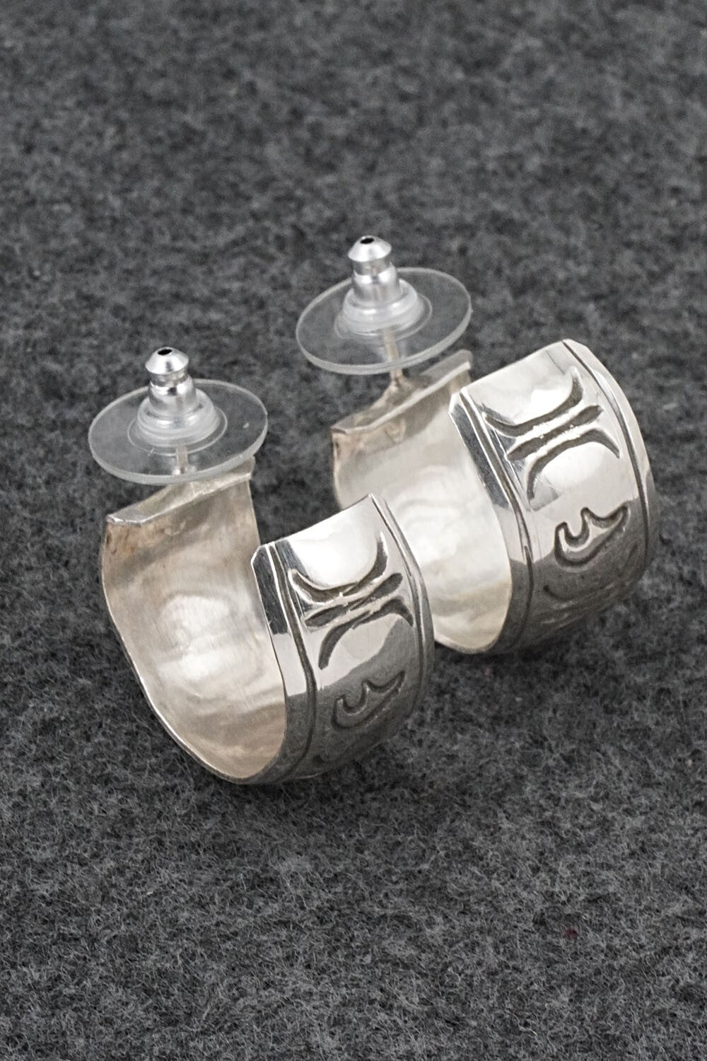 Sterling Silver Hoop Earrings - Nora Ashley