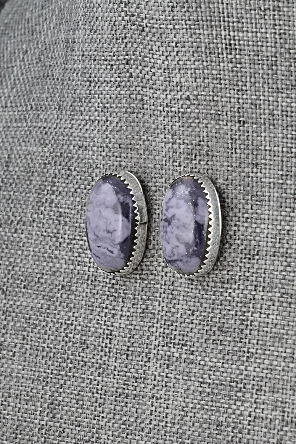 Morado & Sterling Silver Earrings - Murray Hannaweeka
