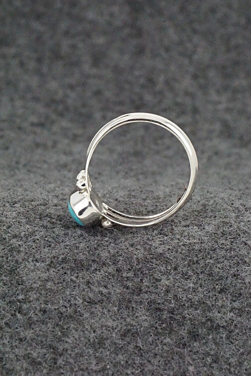 Turquoise & Sterling Silver Ring - Paige Gordon - Size 7.25