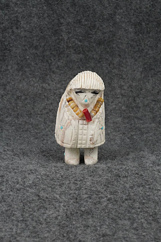 Corn Maiden Zuni Fetish Carving - Farlan & Paulette Quam