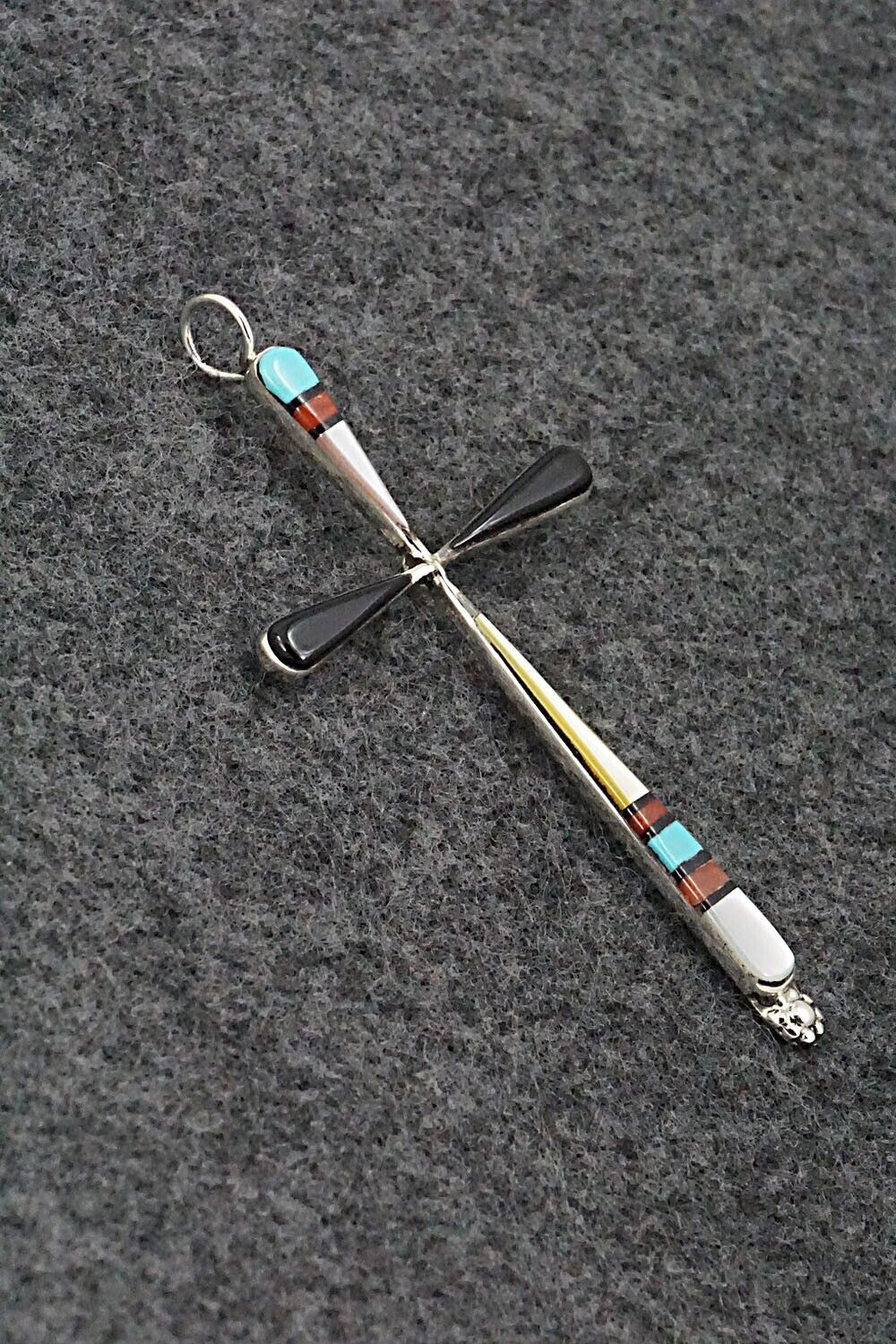 Multi-Stone & Sterling Silver Pendant - Sylvester Noche
