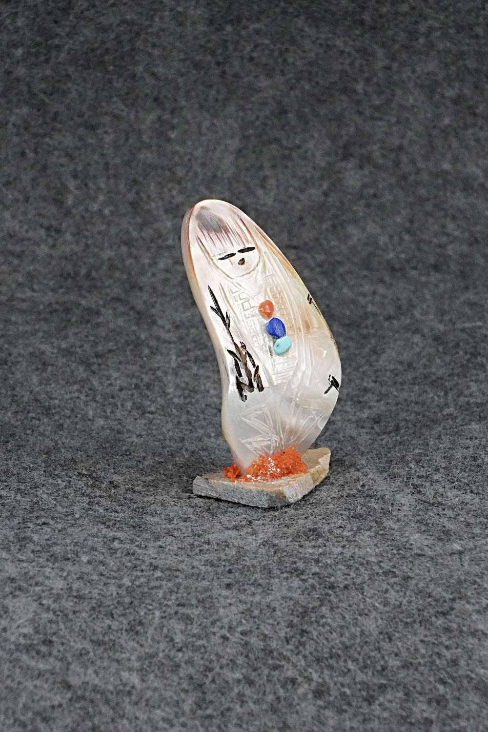 Corn Maiden Zuni Fetish Carving - Gloria Chattin