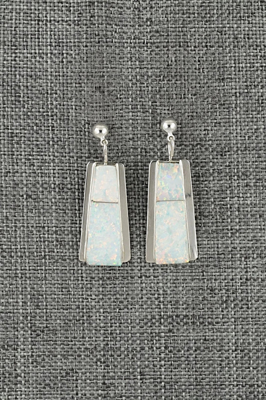 Opalite & Sterling Silver Earrings - Brenda Pete