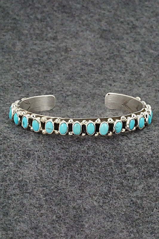 Turquoise & Sterling Silver Bracelet - Darlene Begay
