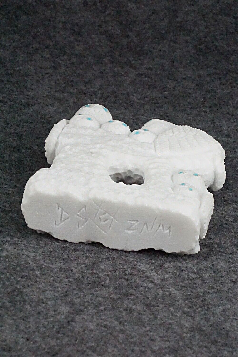 Owls Nesting Zuni Fetish Carving - Destry Siutza