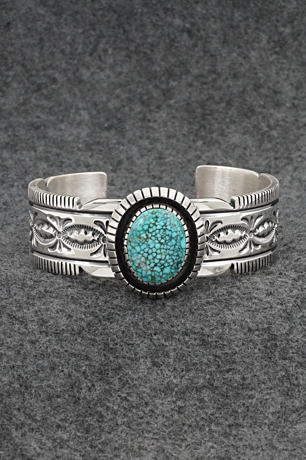 Turquoise & Sterling Silver Bracelet - Mark Yazzie