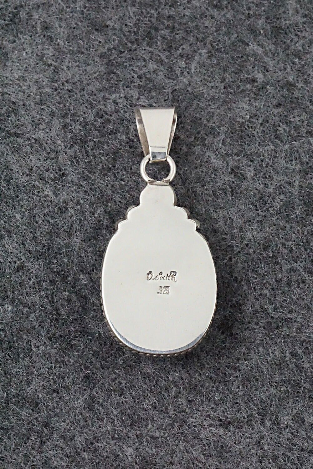 Turquoise and Sterling Silver Pendant - Oliver Smith