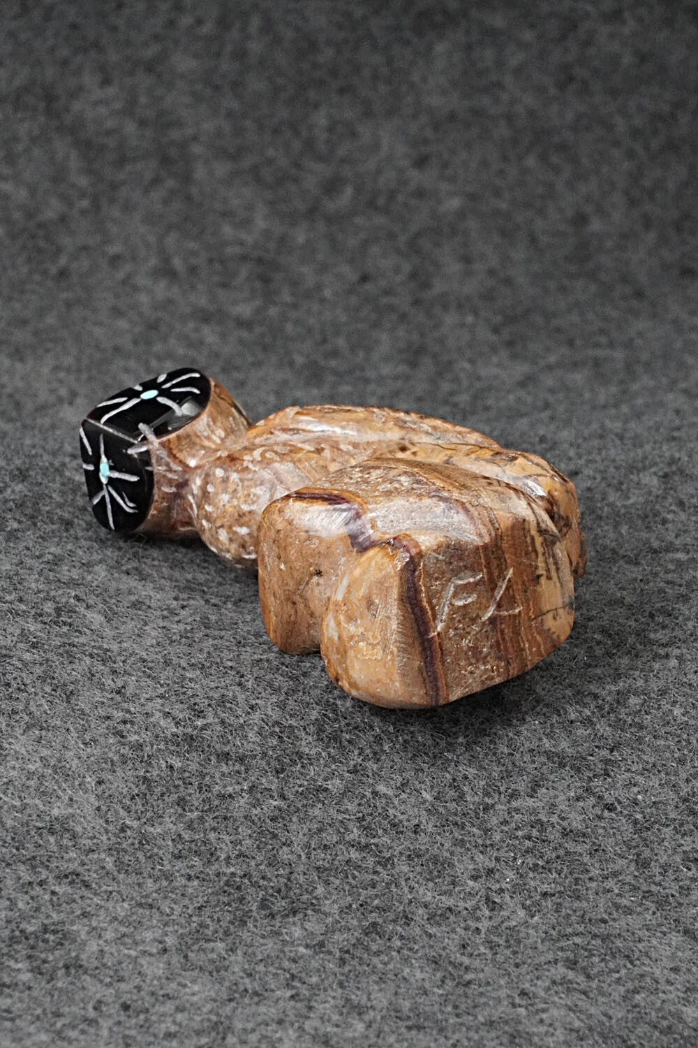 Owl Zuni Fetish Carving - Freddie Leekya