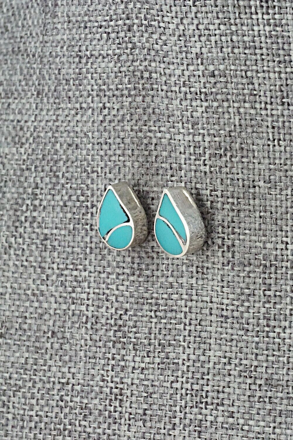 Turquoise & Sterling Silver Earrings - Lynelle Johnson