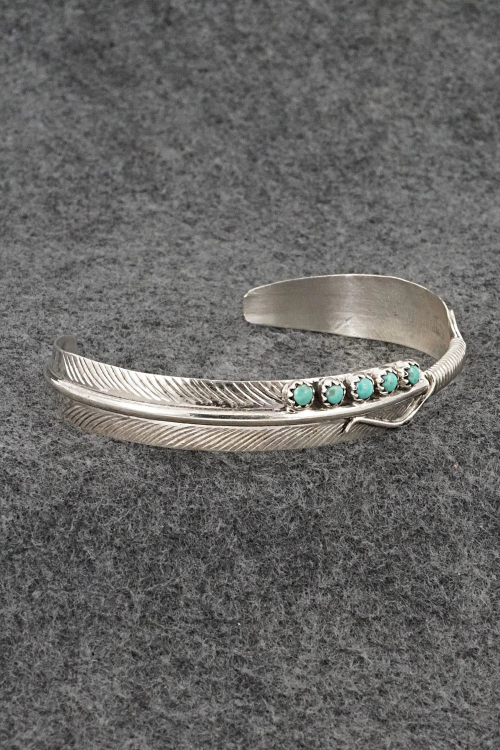 Turquoise and Sterling Silver Bracelet - Aaron Davis