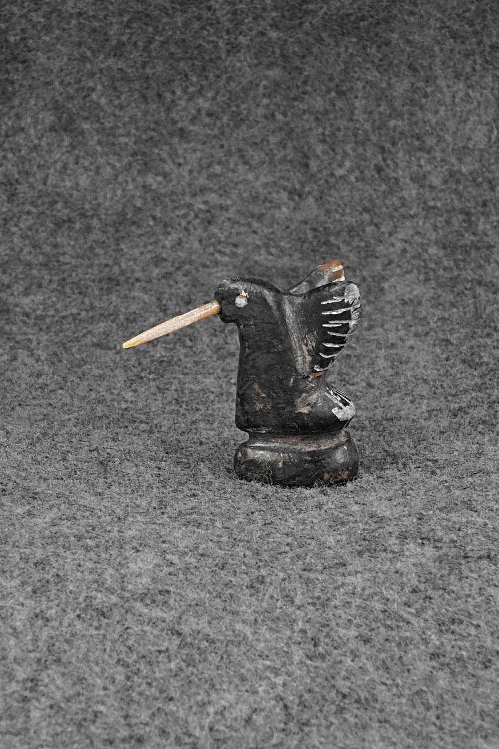 Hummingbird Zuni Fetish Carving - Justin Red Elk