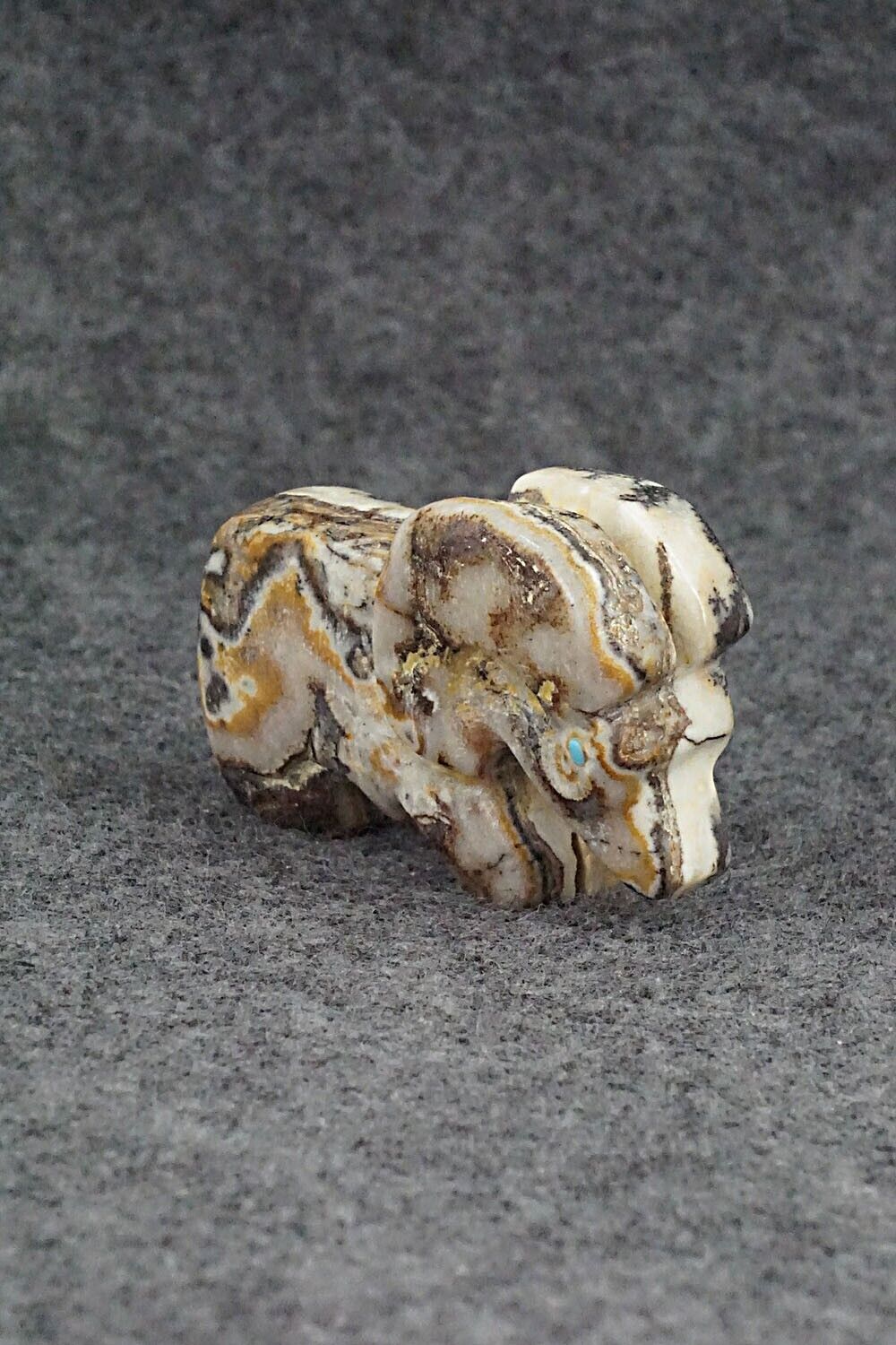 Ram Zuni Fetish Carving - Danny Lonjose