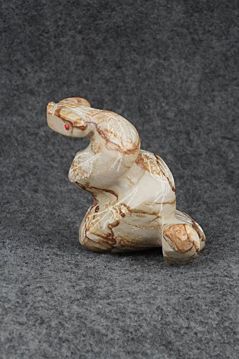 Rattlesnake Zuni Fetish Carving - Adrian Cachini