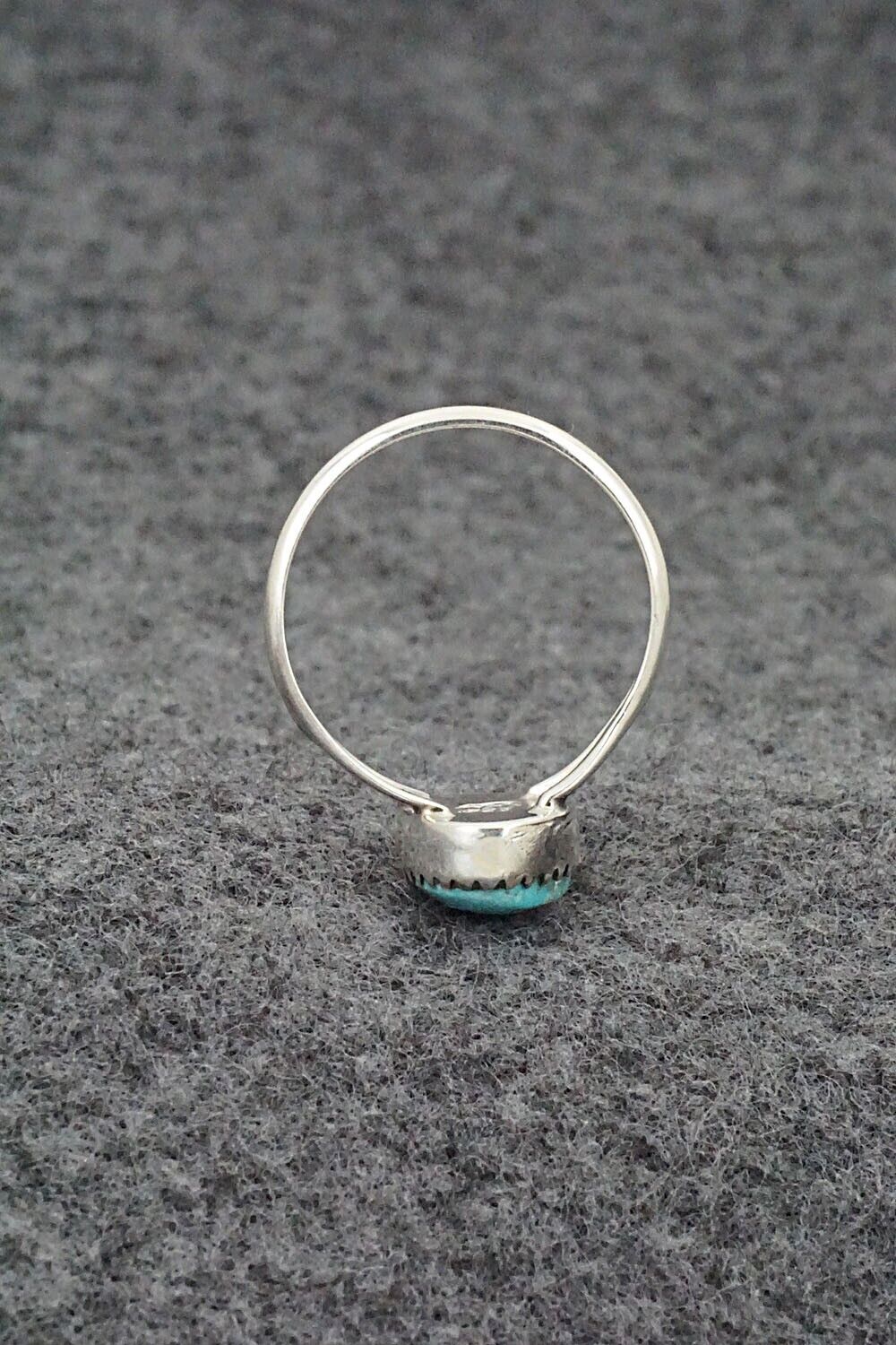 Turquoise & Sterling Silver Ring - Theresa Smith - Size 7