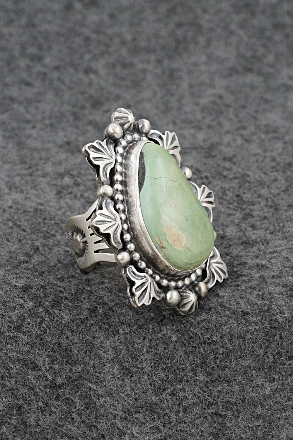 Turquoise & Sterling Silver Ring - Randy Boyd - Size 7
