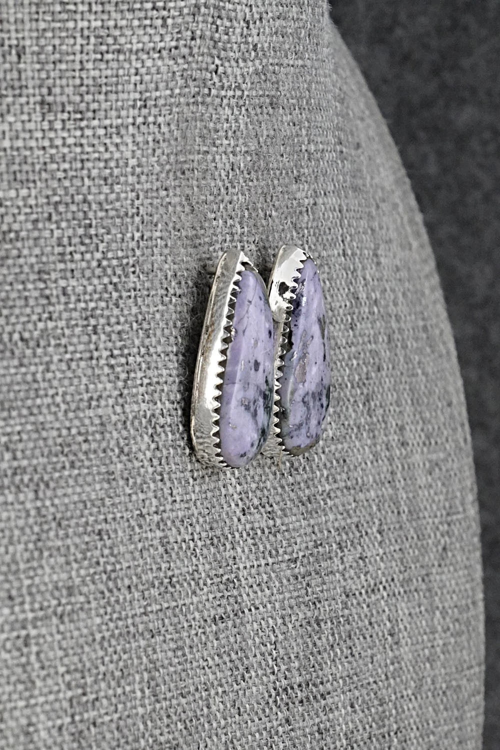 Morado & Sterling Silver Earrings - Murray Hannaweeka