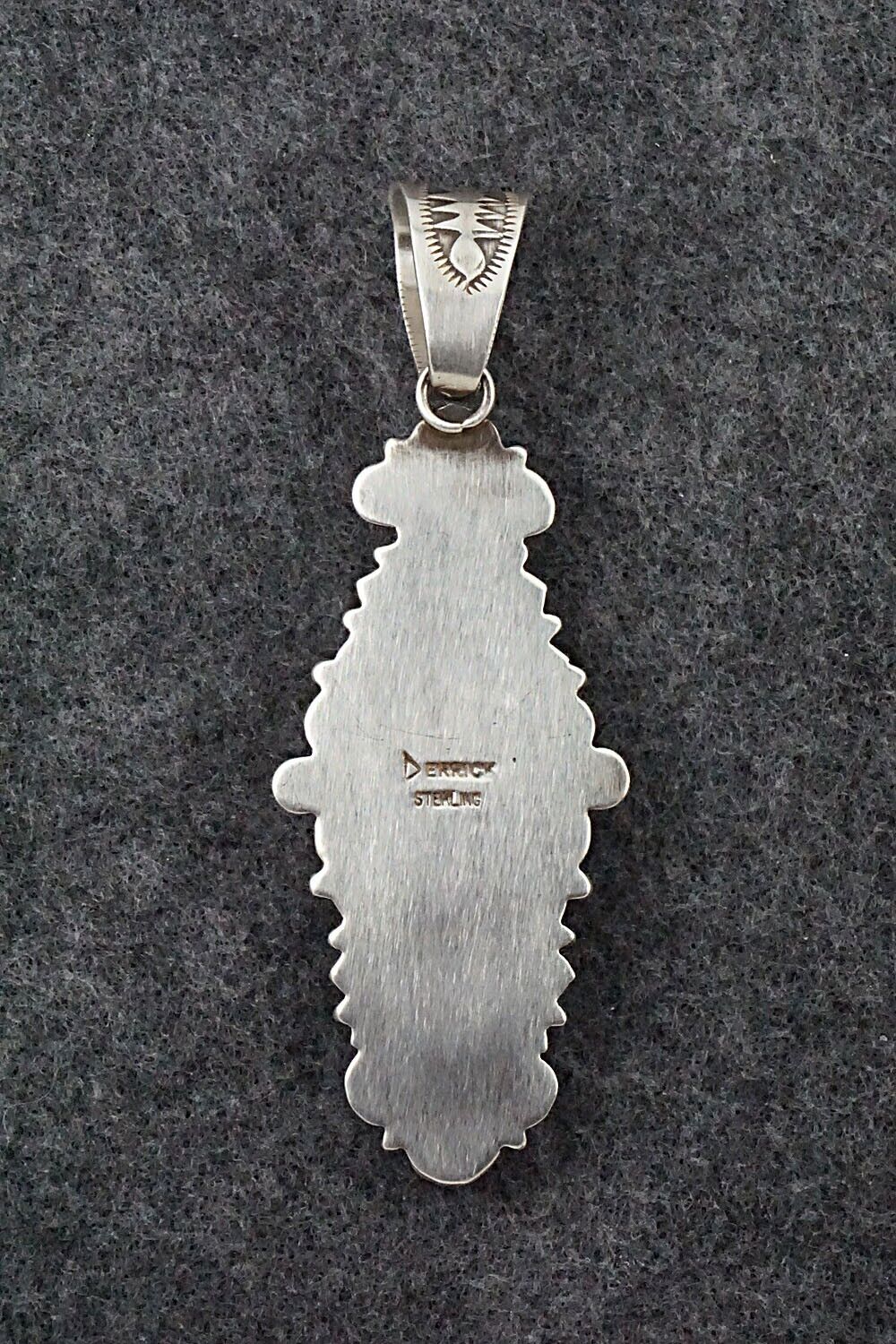 Turquoise and Sterling Silver Pendant - Derrick Gordon