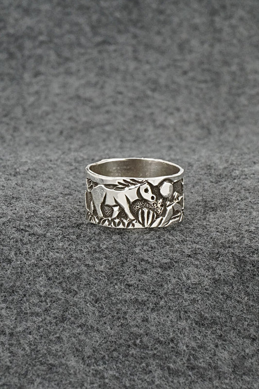 Sterling Silver Ring - Lloyd Becenti - Size 9