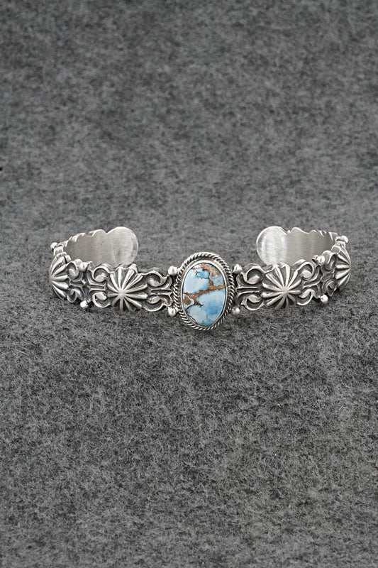 Turquoise & Sterling Silver Bracelet - Thomas Yazzie