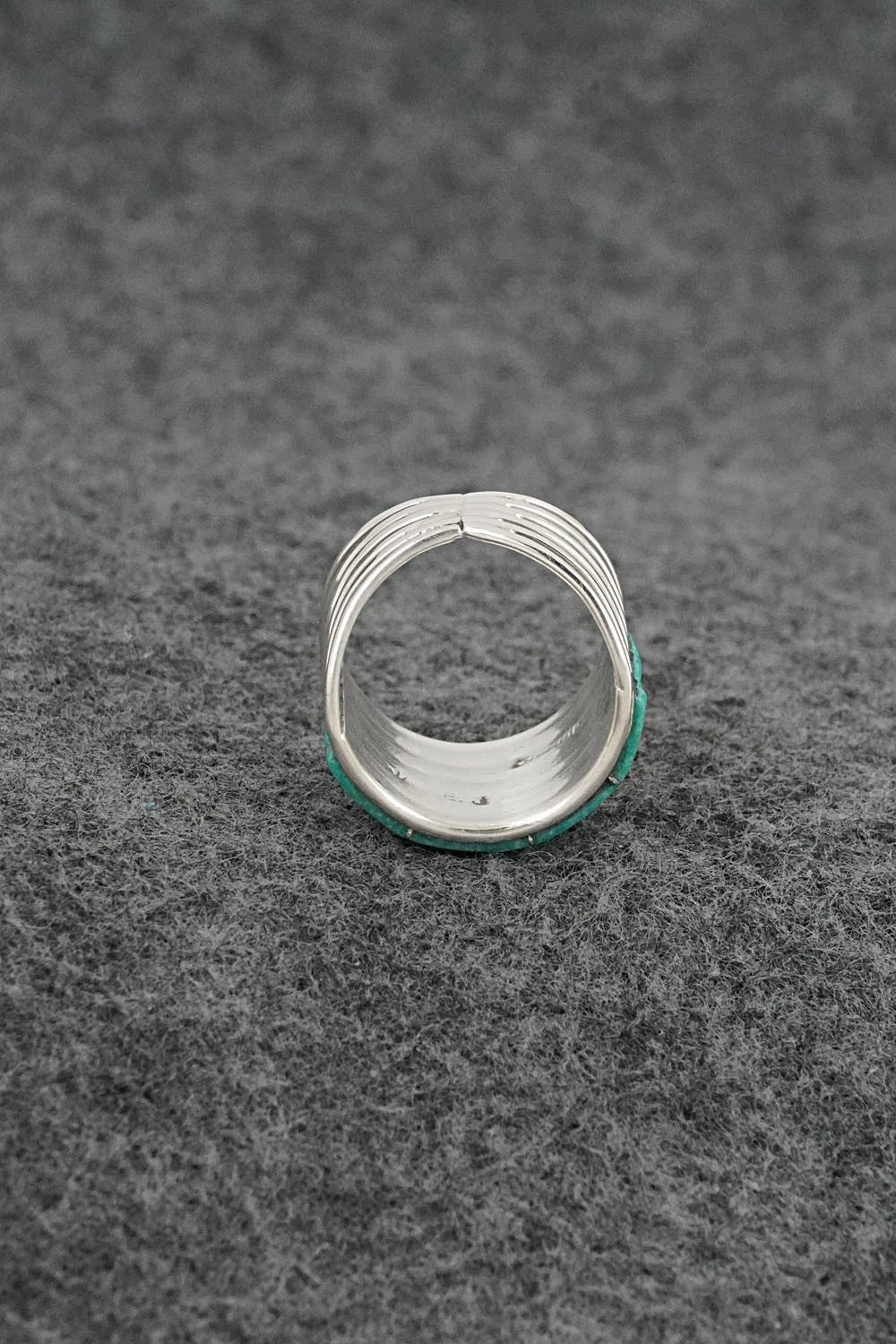 Turquoise & Sterling Silver Ring - Jamie Johnson - Size 6