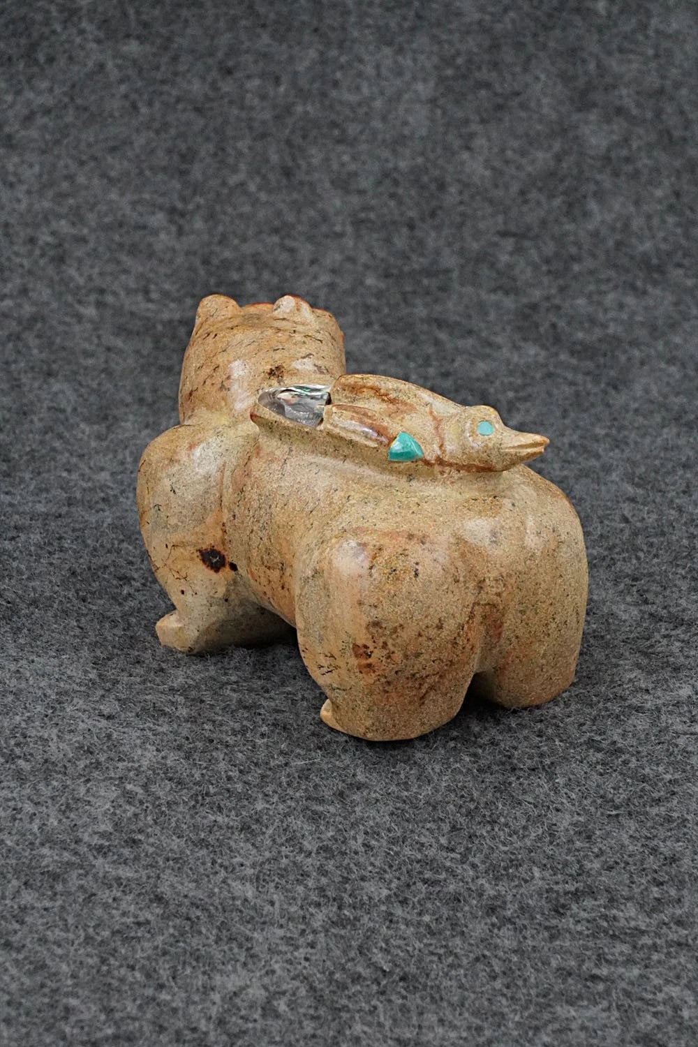 Bear Zuni Fetish Carving - Freddie Leekya