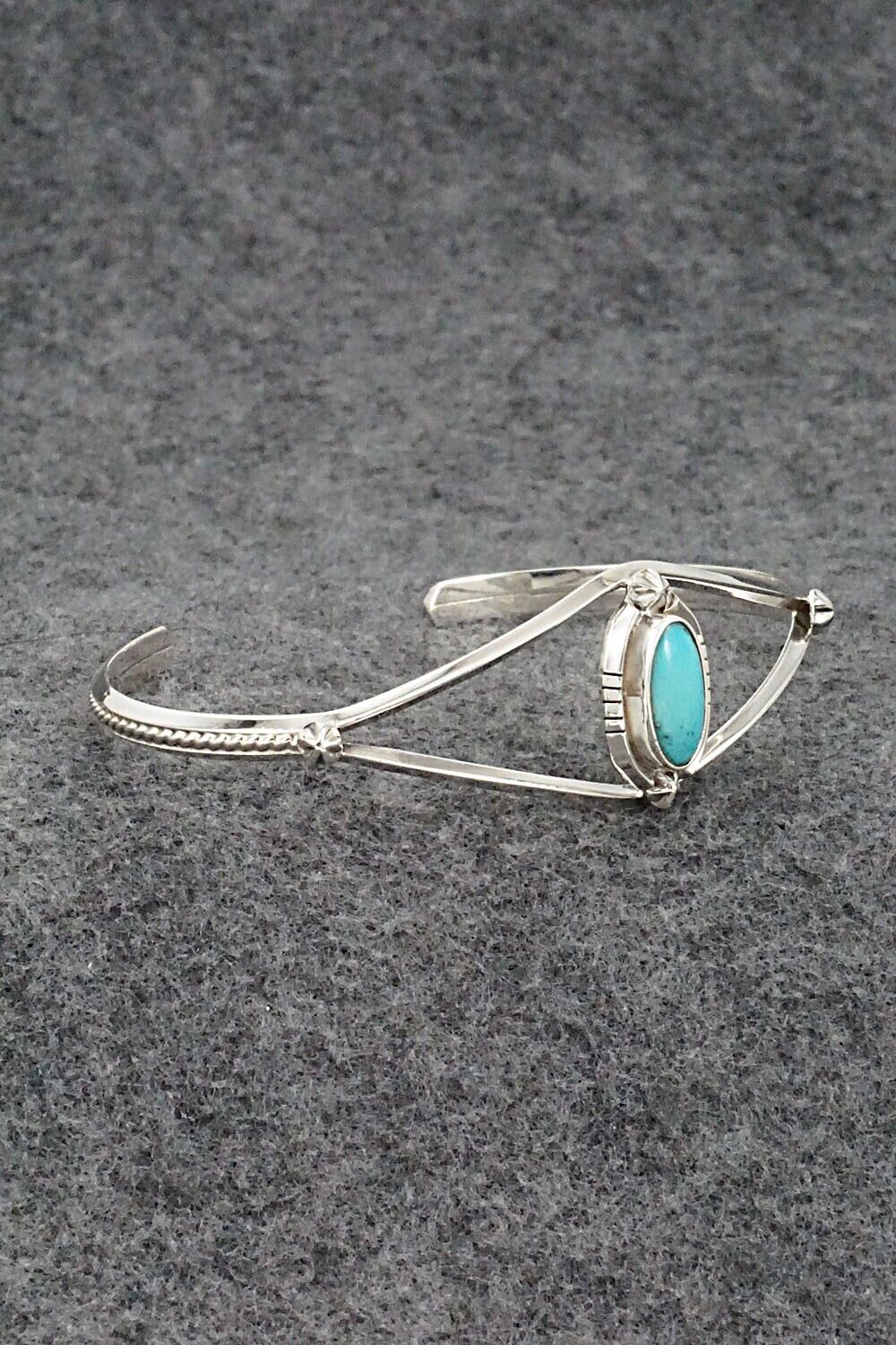 Turquoise & Sterling Silver Bracelet - Amos Begay
