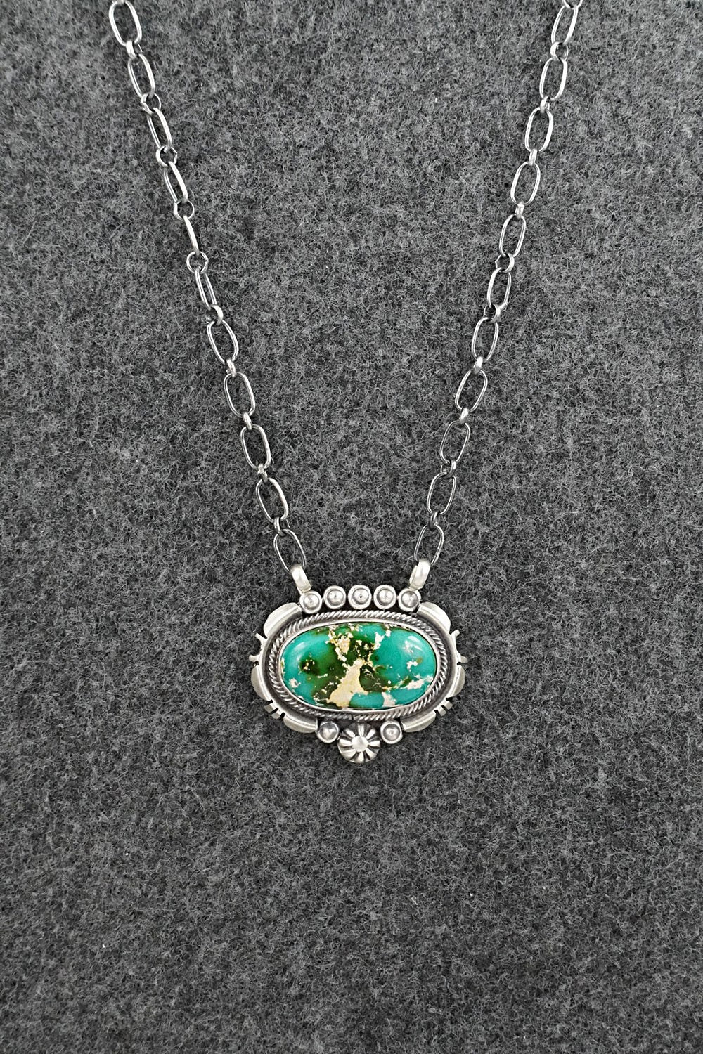 Turquoise & Sterling Silver Necklace - Daniel Benally