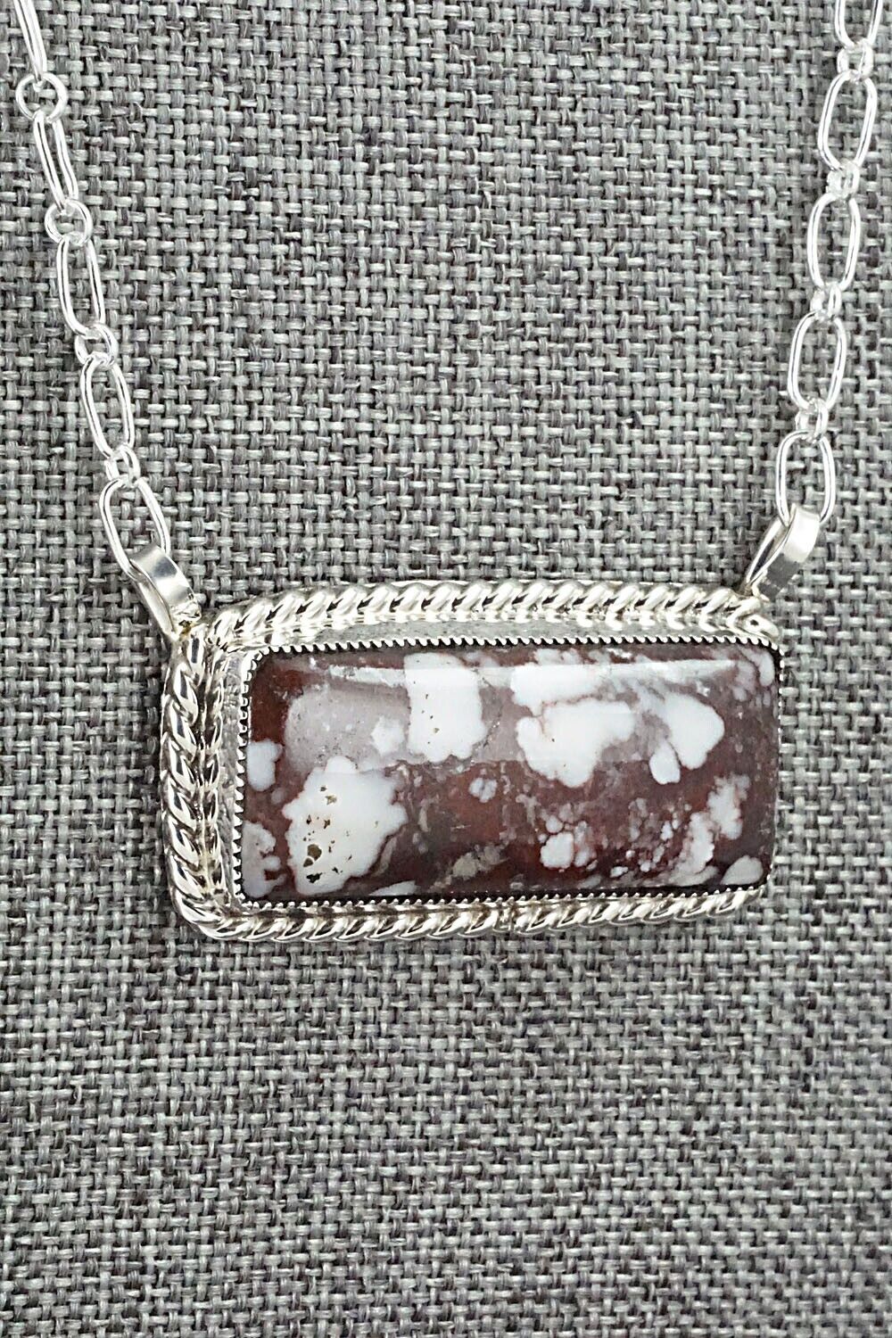 Wild Horse & Sterling Silver Necklace - Angie Platero