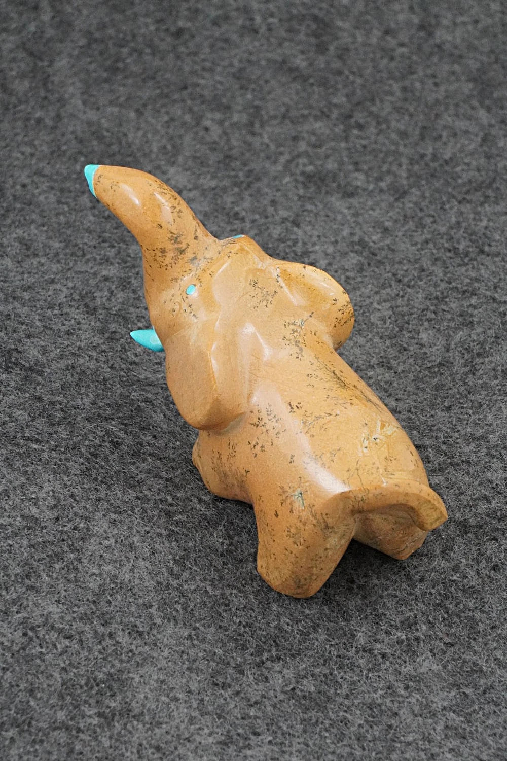 Elephant Zuni Fetish Carving - Enrike Leekya