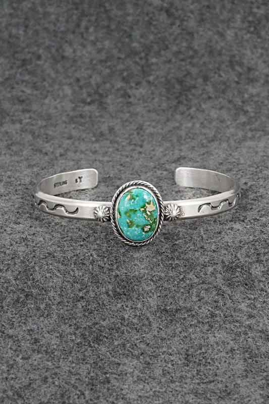 Turquoise & Sterling Silver Bracelet - Samuel Yellowhair