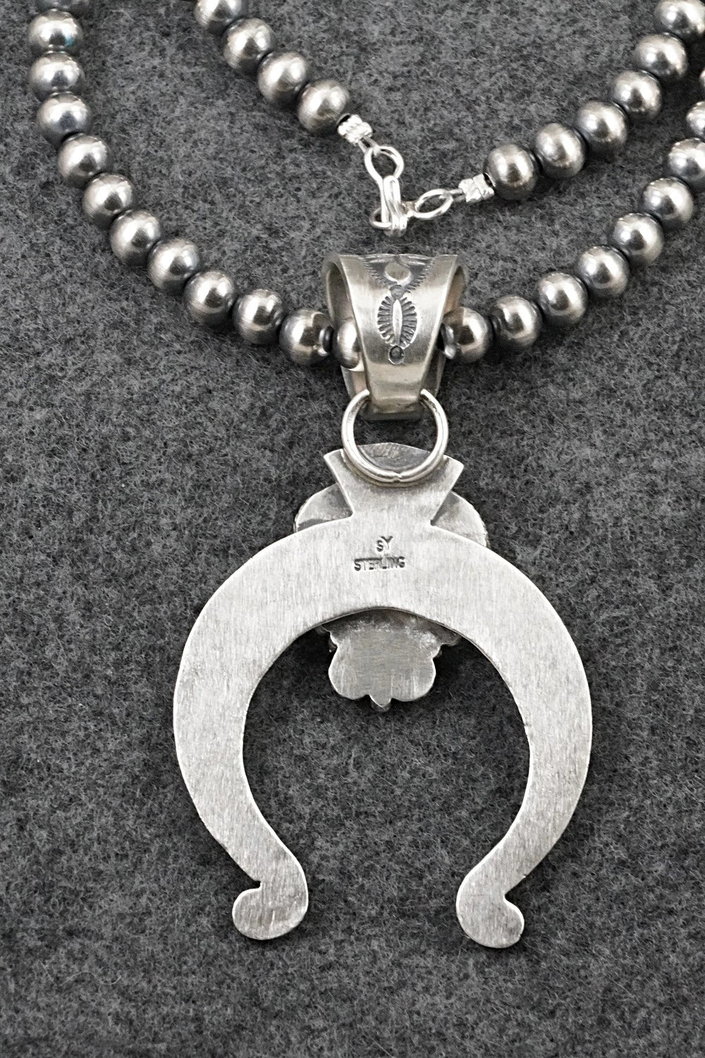 Turquoise & Sterling Silver Necklace - Samuel Yellowhair