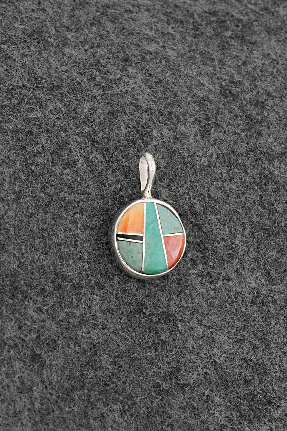 Multi-Stone & Sterling Silver Pendant - Joseph Martinez