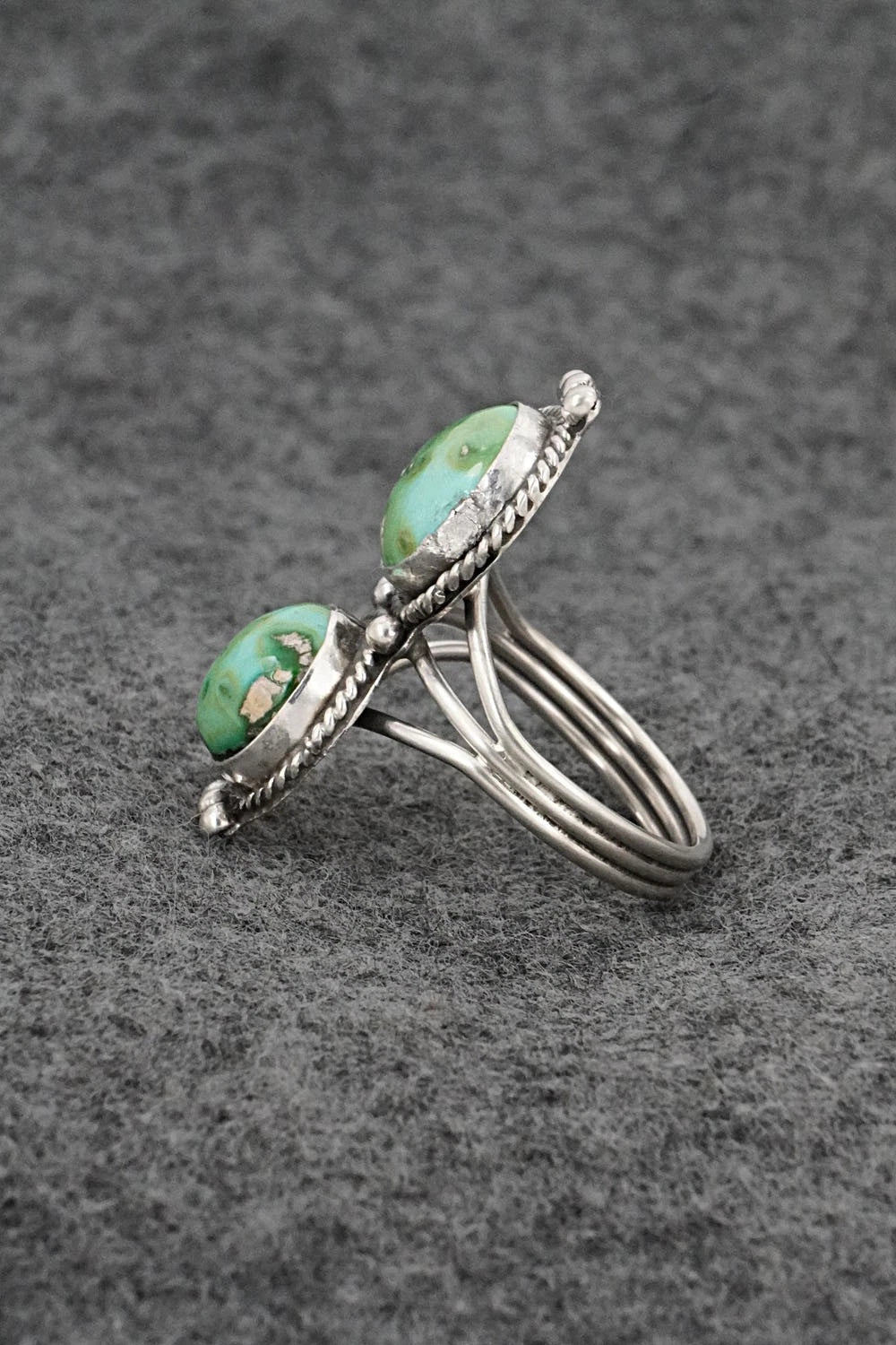 Turquoise & Sterling Silver Ring - Rena Begay - Size 9